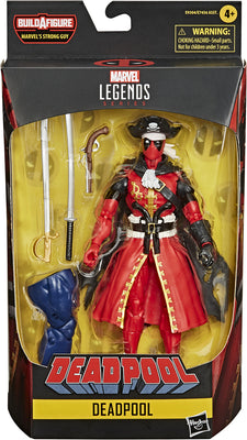 Marvel Legends Deadpool 6 Inch Action Figure BAF Strong Guy Series - Pirate Deadpool