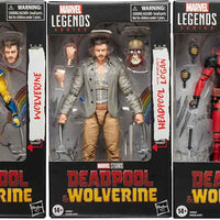 Marvel Legends Deadpool & Wolverine 6 Inch Action Figure Wave 2 - Set of 3 (Headpool - Wolverine - Deadpool)