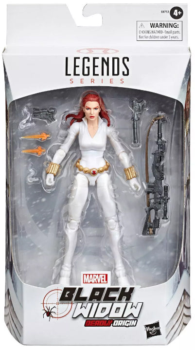 Marvel Legends 6 Inch Action Figure Exclusive - White Suit Black Widow Deadly Origins