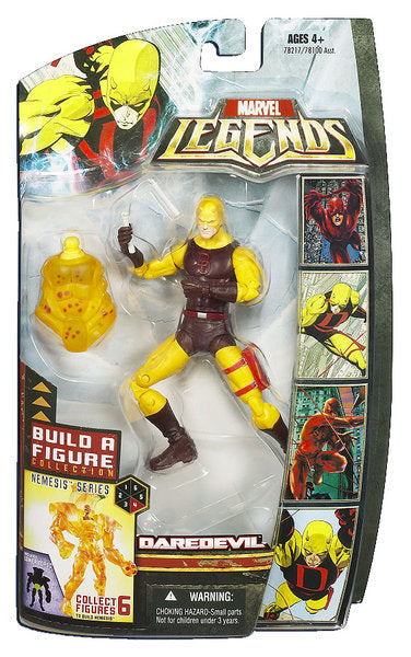 Marvel Legends 6 Inch Action Figure BAF Nemesis - Yellow Daredevil