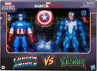 Marvel Legends Gamerverse 6 Inch Action Figure 2-Pack - Captain America vs Venom