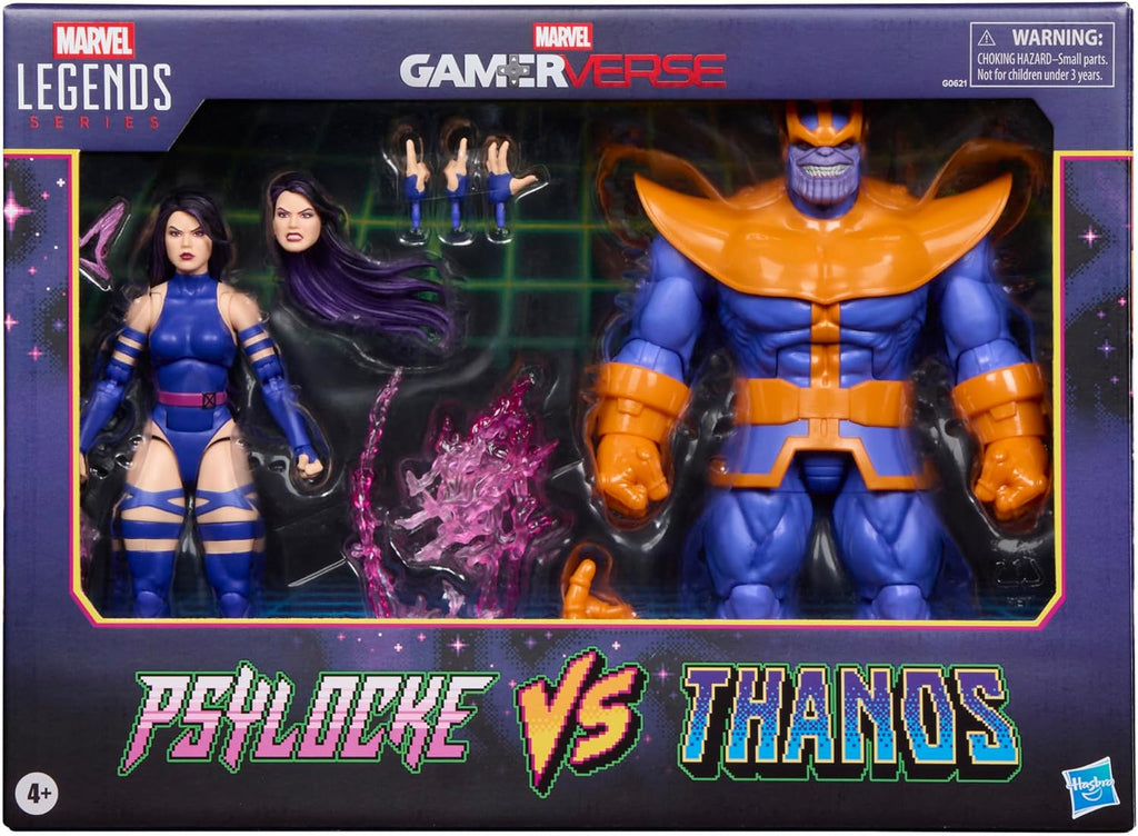 Marvel Legends Gamerverse Inch Action Figure 2-Pack Exclusive Psylocke vs Thanos