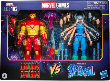 Marvel Legends Gamerverse 6 Inch Action Figure 2-Pack - Iron Man vs Spiral