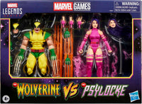 Marvel Legends Gamerverse 6 Inch Action Figure 2-Pack - Wolverine vs Psylocke