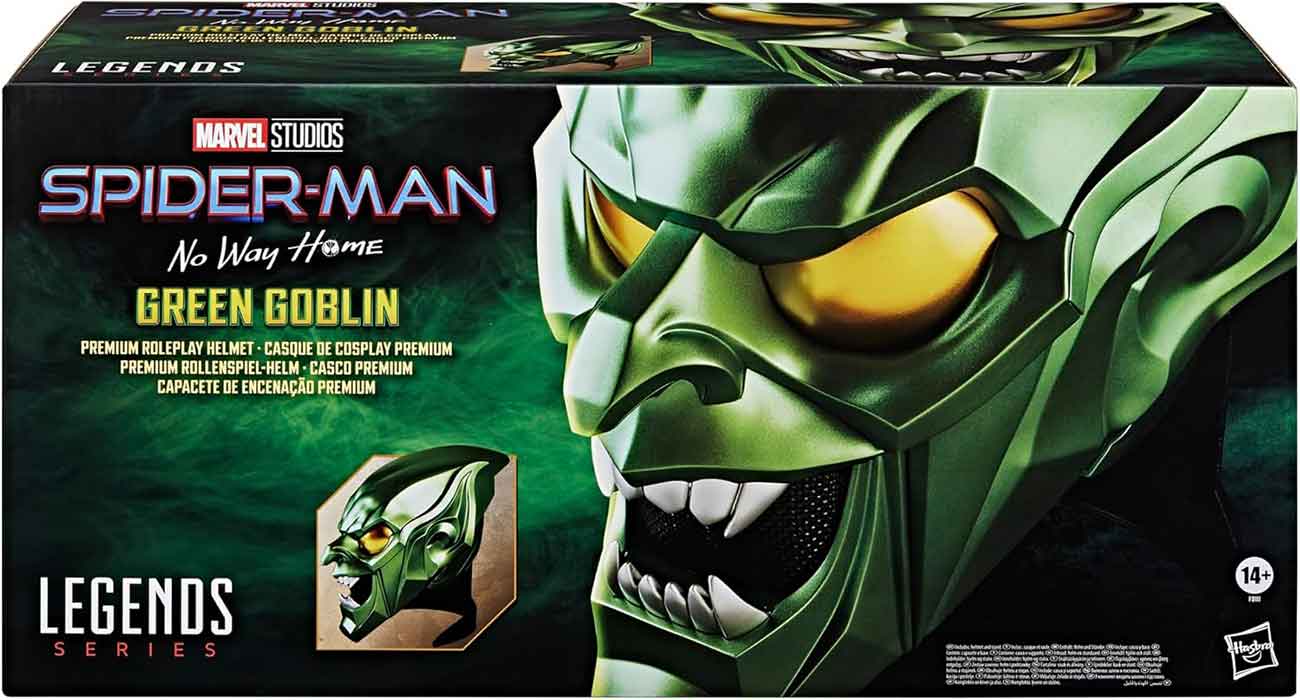 goblin gear Spider-Man: No Way Home Marvel Legends Green Goblin Helmet