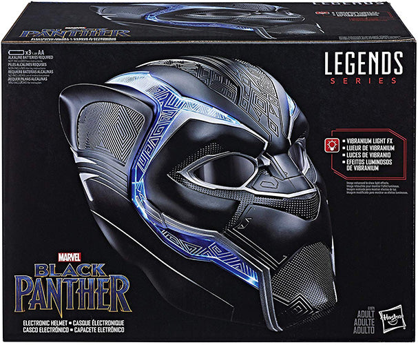 Marvel Legends Gear Prop Replica Full Scale Prop Replica Black Panther - Black Panther Electronic Helmet