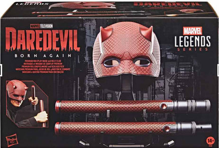 Marvel Legends Gears Daredevil Born Again Life Size Prop Replica - Daredevil Mask and Billy Club