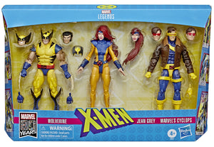 Marvel Legends Infinite 6 Inch Action Figure 3-Pack Series - Jean Grey - Cyclops - Wolverine