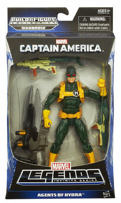 Marvel Legends Captain America 6 Inch Action Figure BAF Mandroid - Hydra Soldier