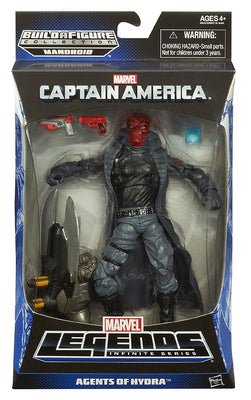 Marvel Legends Captain America 6 Inch Action Figure BAF Mandroid - Red Skull