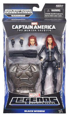 Marvel Legends Captain America 6 Inch Action Figure BAF Mandroid - Black Widow