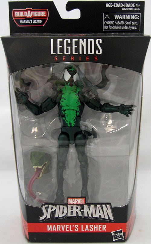 Marvel Legends Spider-Man 6 Inch Action Figure BAF Lizard - Lasher |  cmdstore.com