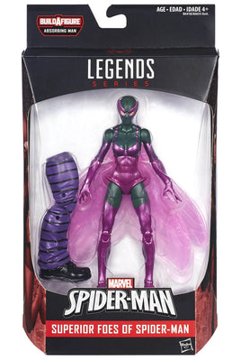 Marvel Legends Spider-Man 6 Inch Action Figure BAF Absorbing Man - Female Beetle
