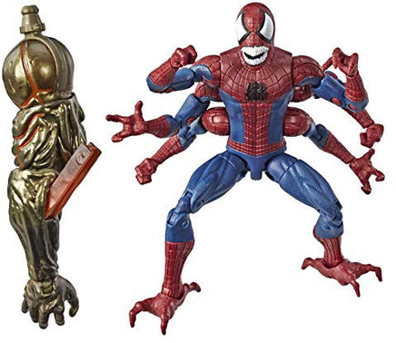 Marvel Legends Spider-Man 6 Inch Action Figure BAF Molten Man - Doppelganger Spider-Man