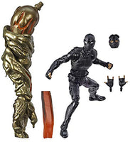 Marvel Legends Spider-Man 6 Inch Action Figure BAF Molten Man - Stealth Suit Spider-Man Far From Home