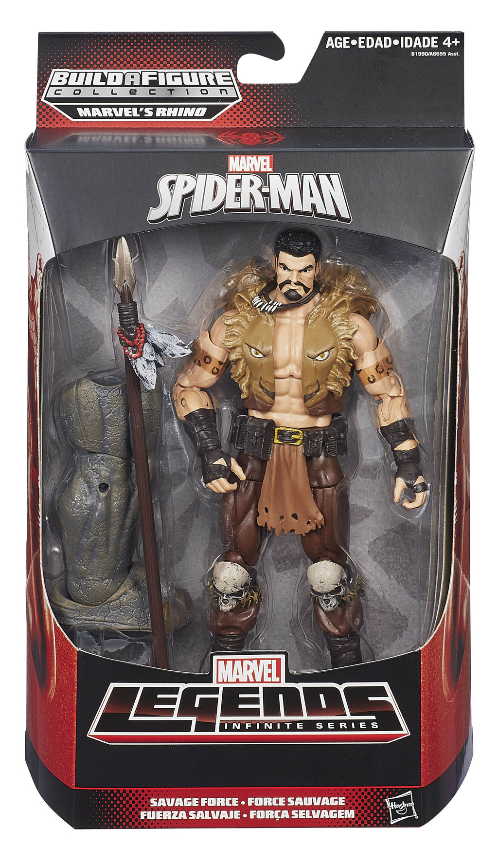 Marvel Legends Spider-Man 6 Inch Action Figure Rhino Series - Kraven