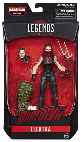 Marvel Legends Netflix 6 Inch Action Figure BAF Man-Thing - Elektra