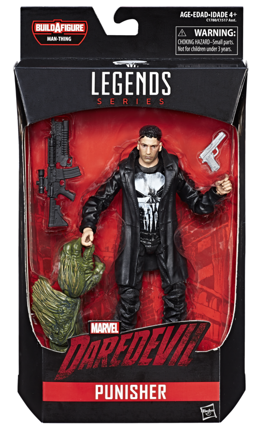 Marvel Legends Netflix 6 Inch Action Figure BAF Man-Thing - Punisher
