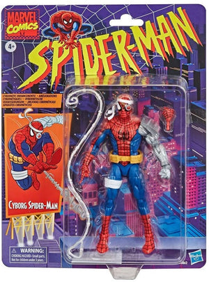 Marvel Legends Retro 6 Inch Action Figure Spider-Man Exclusive - Cyborg Spider-Man