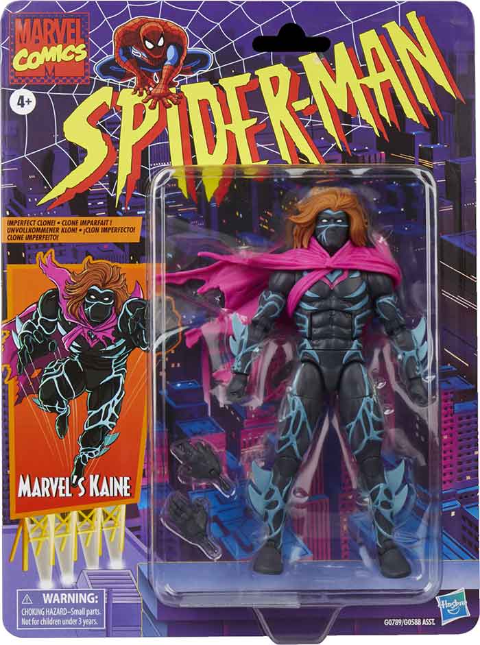 Marvel Legends Retro 6 Inch Action Figure Spider-Man Wave 5 - Kaine