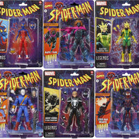 Marvel Legends Retro 6 Inch Action Figure Spider-Man Wave 5 - Set of 6