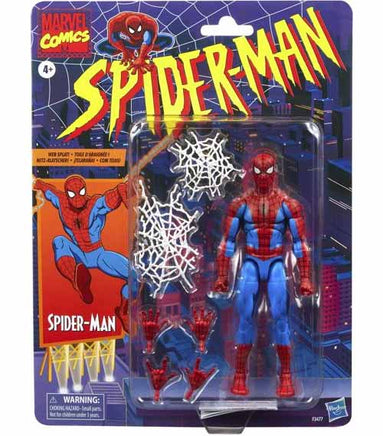 Marvel Legends Retro 6 Inch Action Figure Spider-Man - Web Splat Spider-Man