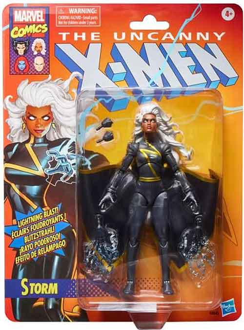 Marvel Legends Retro 6 Inch Action Figure X-Men - Storm Black Suit Reissue
