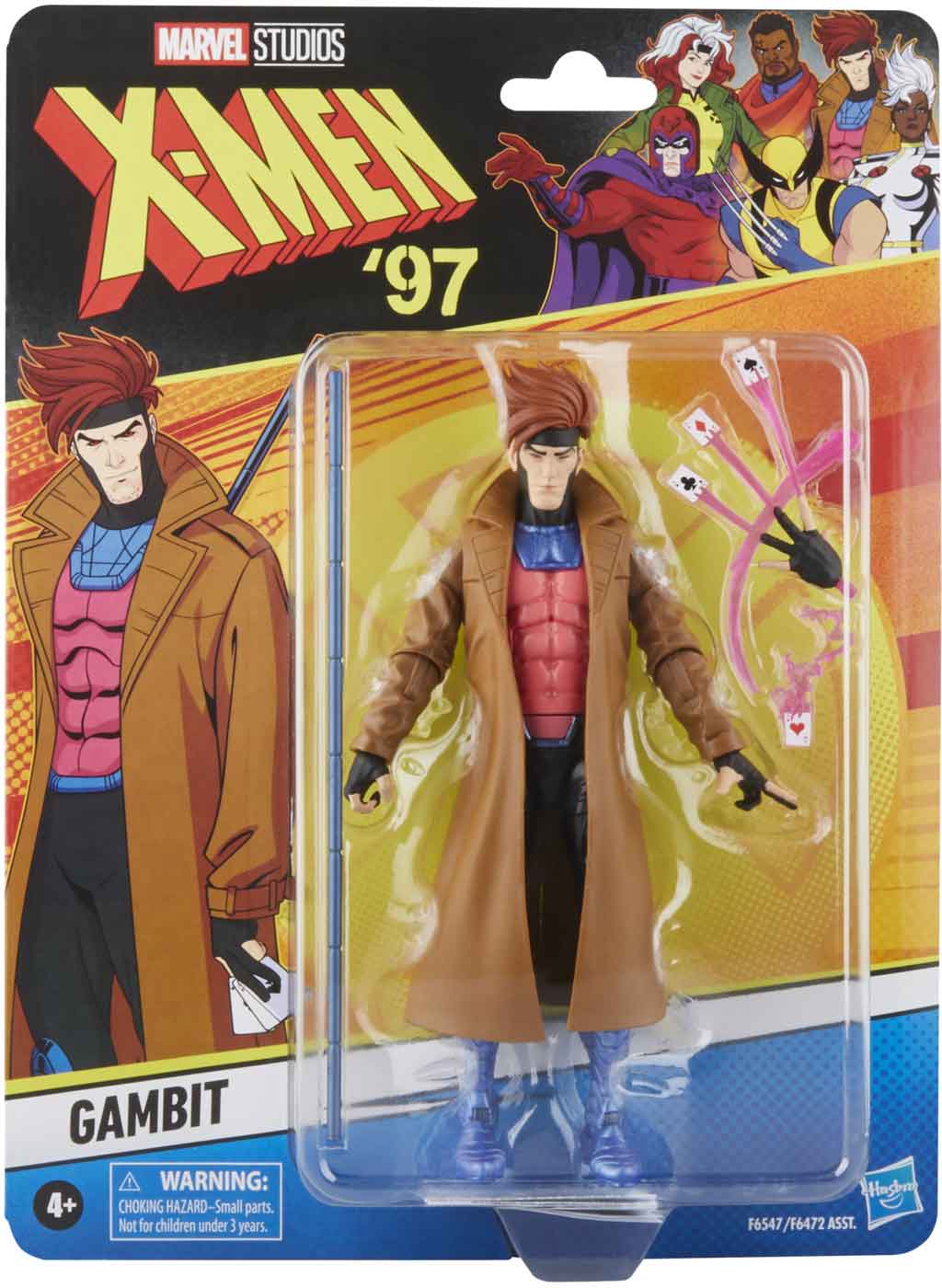Marvel Legends Retro 6 Inch Action Figure X-Men '97 Wave 1 - Gambit