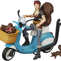 Marvel Legends 6 Inch Action Figure & Vehicle Set Riders Series - The Unbeatable Squirrel Girl