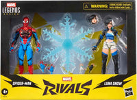 Marvel Legends Rivals 6 Inch Action Figure 2-Pack - Spider-Man & Luna Snow