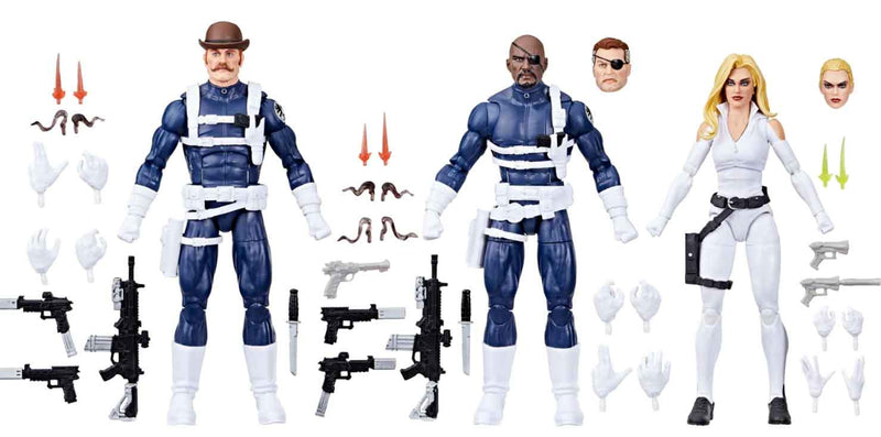 Marvel Legends Shield 6 Inch Action Figure 3-Pack Box Set - Dum Dum ...