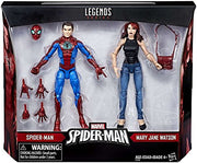 Marvel Legends Spider-Man 6 Inch Action Figure 2-Pack Exclusive - Spider-Man & Mary Jane Watson