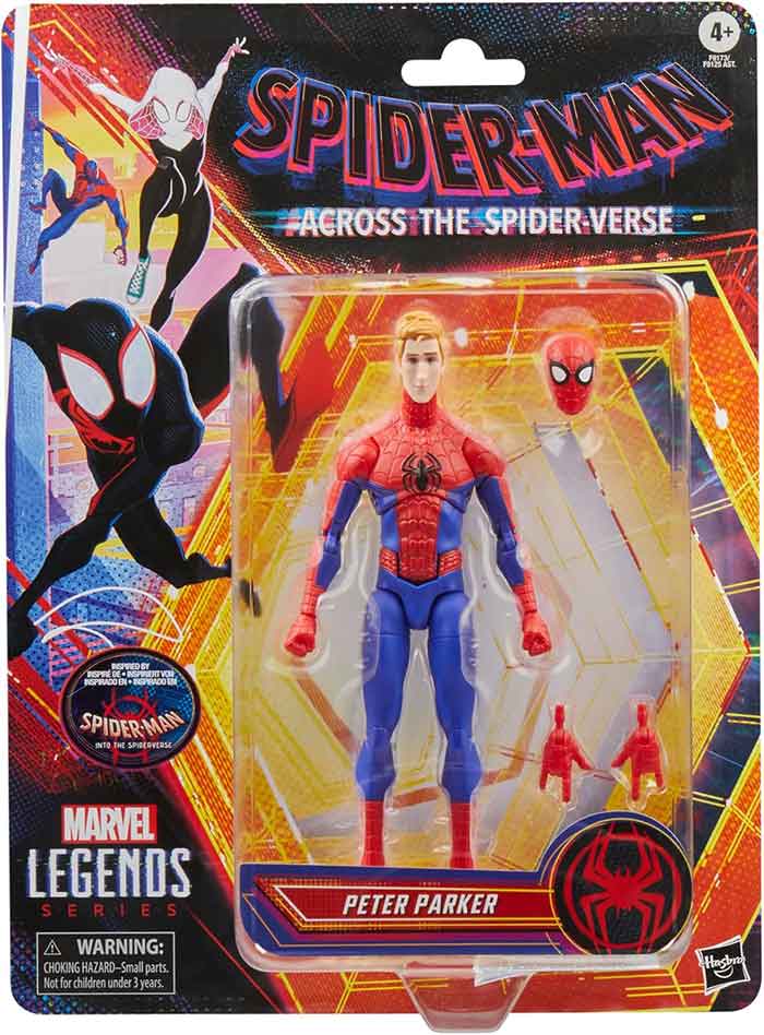 Marvel Legends Spider-Man Inch Action Figure Across The Spider-Verse Wave  Peter Parker