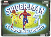 Marvel Legends Spider-Man Animated 6 Inch Action Figure Box Set - Amazing Friends 3-Pack