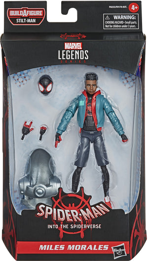 Marvel Legends Spider-Man 6 Inch Action Figure BAF Stilt-Man - Miles Morales