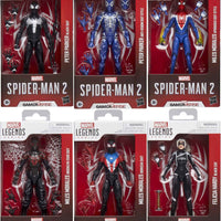 Marvel Legends Spider-Man 6 Inch Action Figure Gamerverse Wave 1 - Set of 6