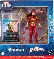Marvel Legends Spider-Man 6 Inch Action Figure Magic The Gathering Wave 1 - Mary Jane Watson (Iron Spider)