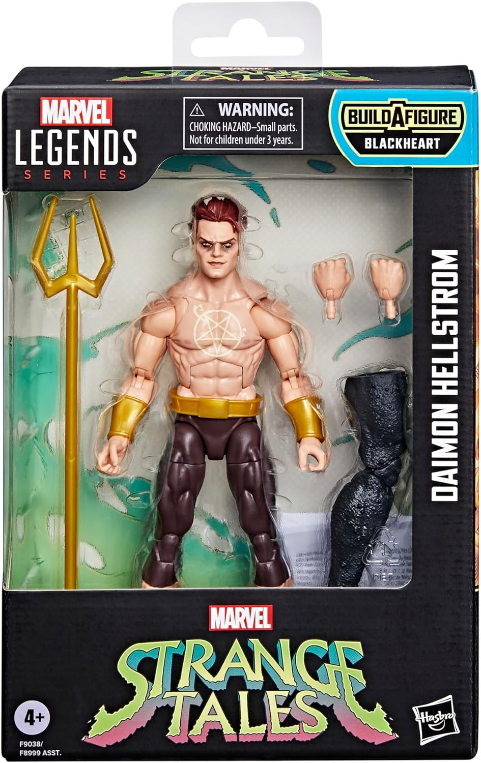 Marvel Legends Strange Tales 6 Inch Action Figure BAF Blackheart - Daimon Hellstrom