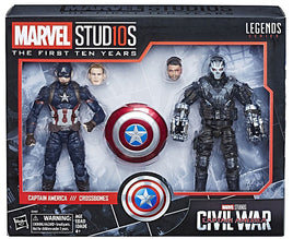 Marvel Legends Studios 6 Inch Action Figure 10th Anniversary Series - Captain America VS Crossbones #9