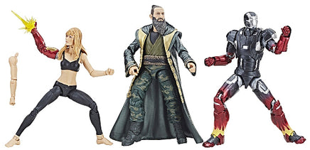 Marvel Legends Studios 6 Inch Action Figure 10th Anniversary Series 3-Pack - Pepper Potts - Iron Man Mark XXII - The Mandarin