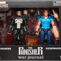 Marvel Legends The Punisher War Journal 6 Inch Action Figure 2-Pack - Punisher and Bushwacker