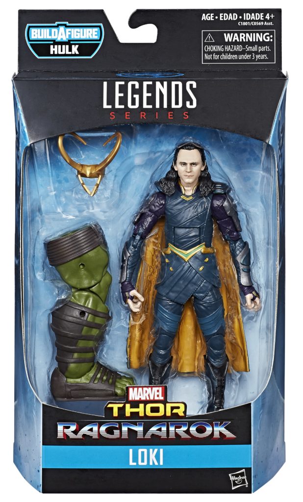 Marvel Legends Thor Ragnarok 6 Inch Action Figure Gladiator BAF Hulk - Loki