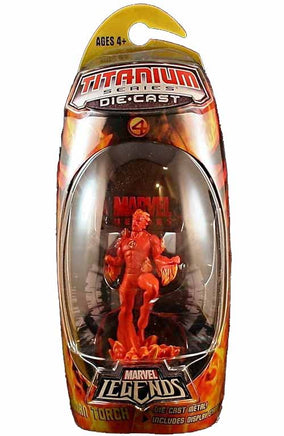 Marvel Legends Titanium 3.75 Inch Static Figure - Human Torch