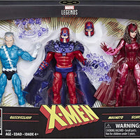 Marvel Legends 6 Inch Action Figure X-Men 3-Pack - Magneto - Quicksilver - Scarlet Witch