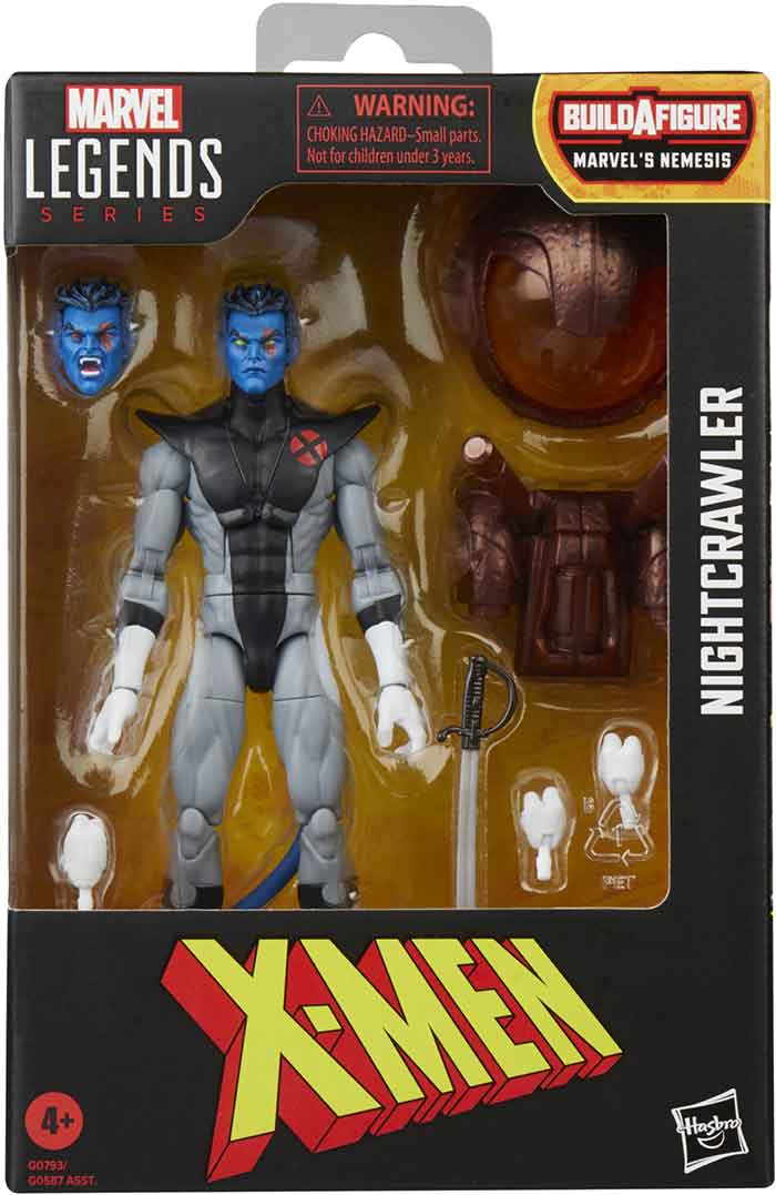 Marvel Legends X-Men 6 Inch Action Figure BAF Nemesis - X-Force Nightcrawler