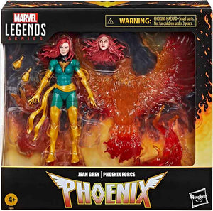 Marvel Legends X-Men 6 Inch Action Figure Deluxe Exclusive - Jean Grey with Phoenix Force Display