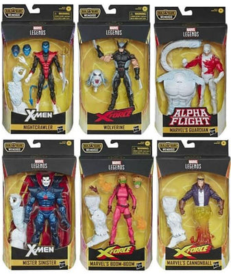 Marvel Legends X-Men 6 Inch Action Figure BAF Wendigo - Set of 6 (Build-A-Figure Wendigo)