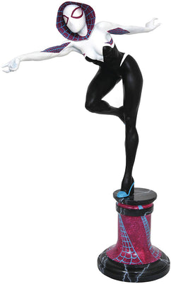 Marvel Premier Collection 12 Inch Statue Figure Spider-Verse - Masked Spider-Gwen (Shelf Wear Packaging)