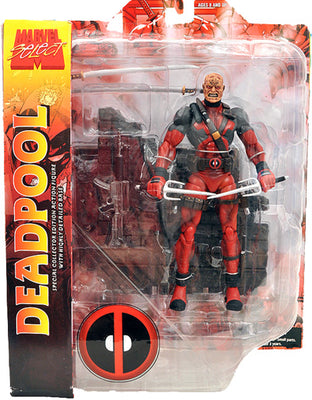 Marvel Select 8 Inch Action Figure - Deadpool Unmasked Variant (Sub-Standard Packaging)