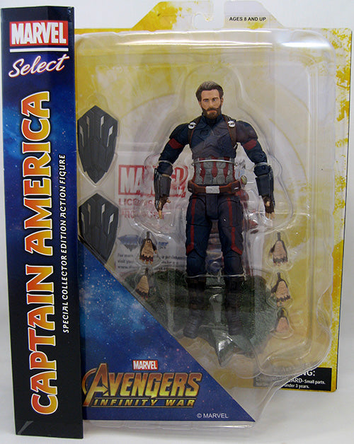 Marvel Select 7 Inch Action Figure Avengers Infinity War - Captain America